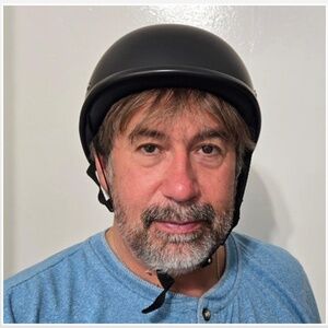 LDMET Motorcycle Half Helmet Bucket Adult Unisex Medium Black Matt Hat